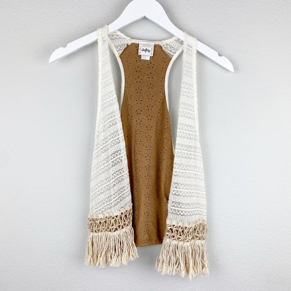 Daytrip Buckle Boho Fringe Vest